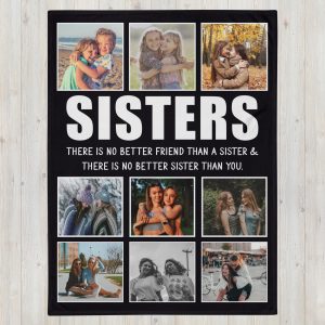 Personalized Sister Blanket Throw Blanket