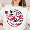 skeleton If i had feelings sweatshirt