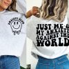 just me and my anxiety against the world sweatshirt