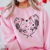 dancing skeleton valentine shirt