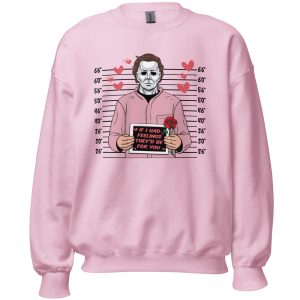michael myers valentine sweatshirt
