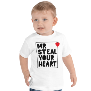 mr steal your heart toddler shirt