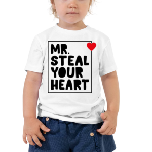 mr steal your heart kids shirt
