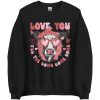 valentine cow sweatshirt