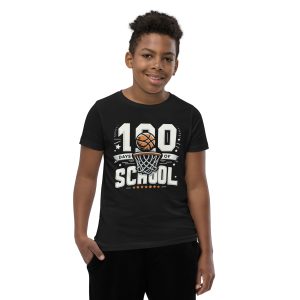100 Days Basketball Youth Shirt