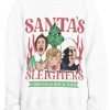 santa sleigh sweatshirt christmas rock tour