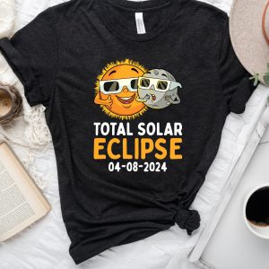 total solar eclipse 2024 graphic shirt