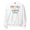 Social Work Advocate Support Empower Boho Sweatshirt