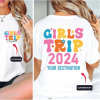 custom girls trip 2024 shirt