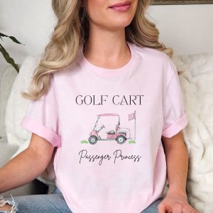 golf cart princess tshirt