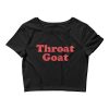 Throat Goat Crop Top, Women’s Crop Tee