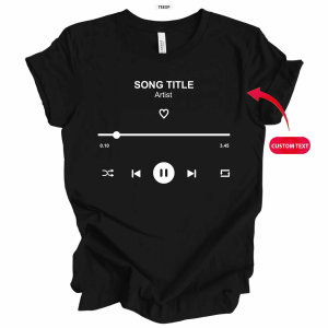 custom song title shirt