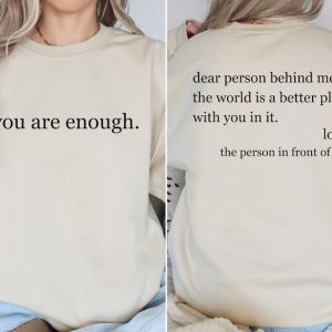 dear person behind sweatshirt