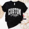 custom arc text shirt