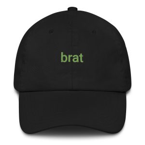 Brat Embroidered Hat, Multiple colors Brat Hats