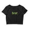 Brat Baby Tee - Minimalist Brat Crop Top