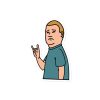 king of the hill bobby hill sticker