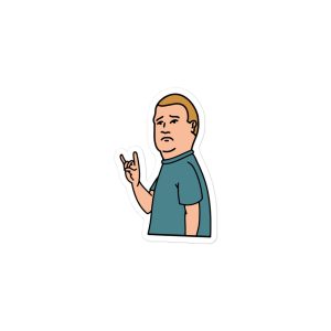 king of the hill bobby hill sticker