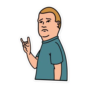 bobby hill sticker
