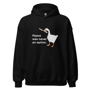 peace was never an option hoodie