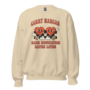 carry narcan crewneck sweatshirt