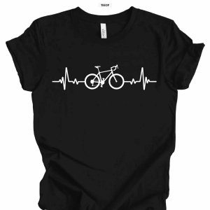 heartbeat bicycle shirt