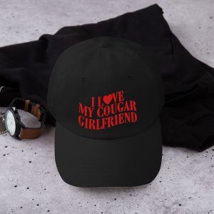 I Love My Cougar Girlfriend Embroidered Hat