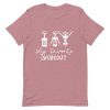 Funny Wine Shirt, Corkscrew My Favorite Workout Shirt