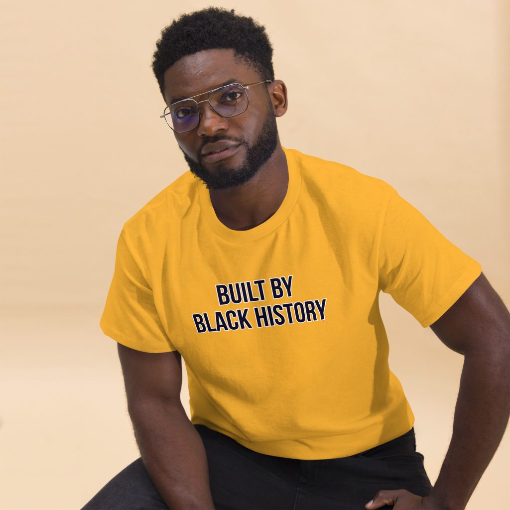 built by black history tshirt