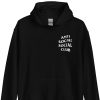 anti social social club hoodie